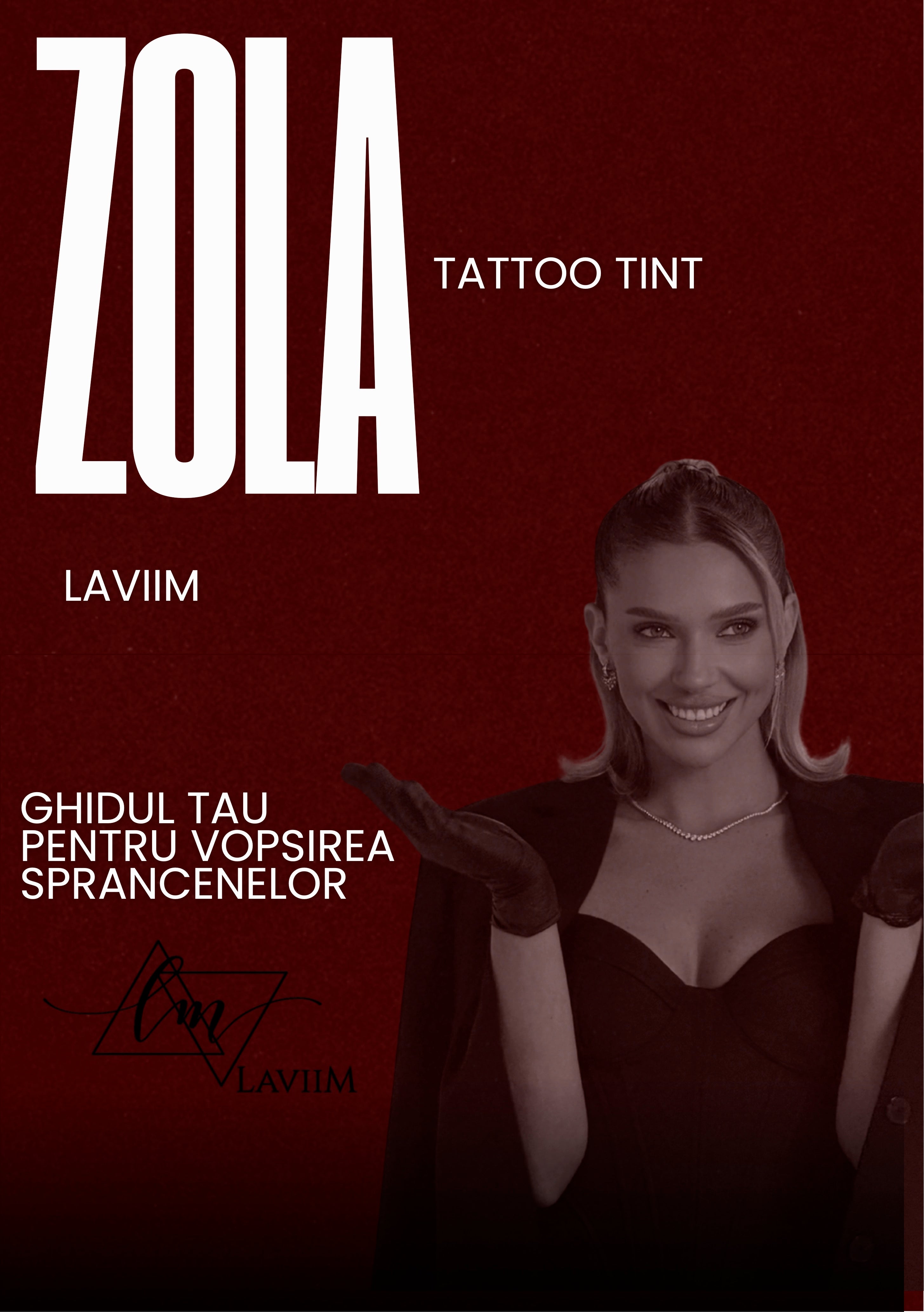 ZOLA Tattoo Tint - Vopsirea Sprancenelor